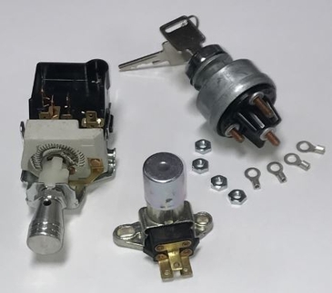 Switch Kit (includes Ignition, Headlight and Dimmer Switches) spal wiring diagram switches 